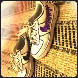 Custom drip Air Force 1s